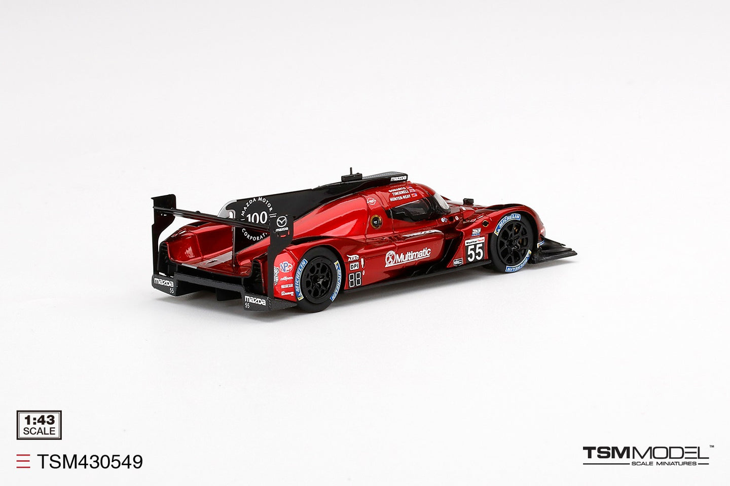TRUESCALE MINIATURES MAZDA RT24-P DPI NO.55 MAZDA MOTORSPORTS 2020