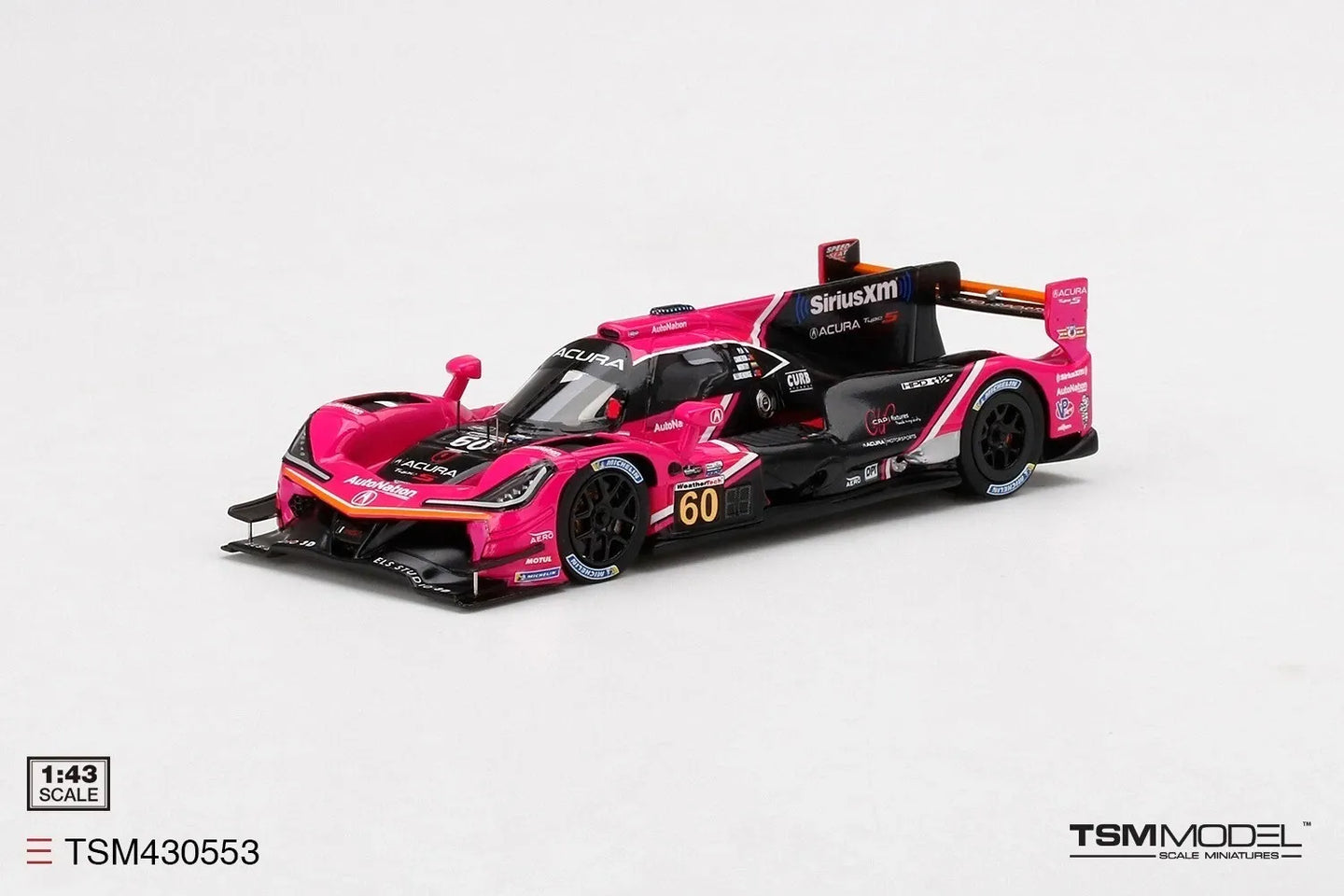 TRUE SCALE MINIATURES ACURA ARX-05 DPI NO.60 2021 IMSA DAYTONA 24 HRS MEYER SHANK RACING