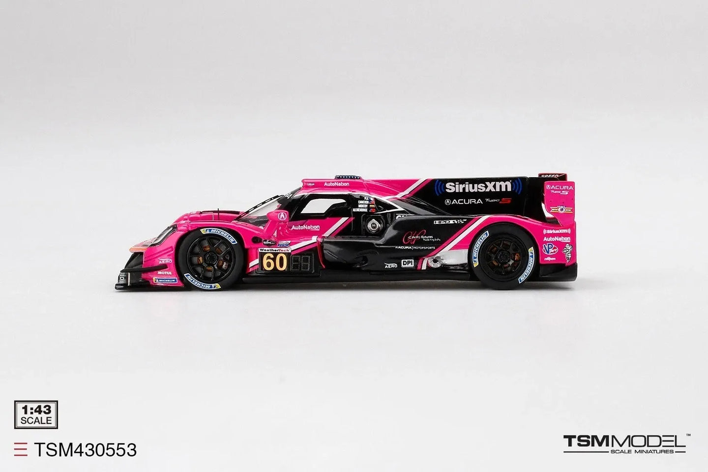 TRUE SCALE MINIATURES ACURA ARX-05 DPI NO.60 2021 IMSA DAYTONA 24 HRS MEYER SHANK RACING