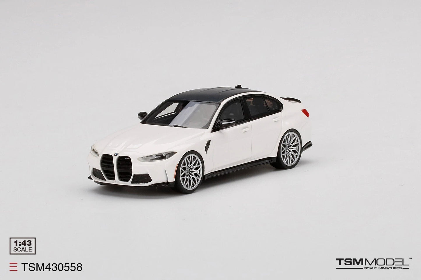 TRUESCALE MINIATURES BMW M3 COMPETITION (G80) ALPINE WHITE