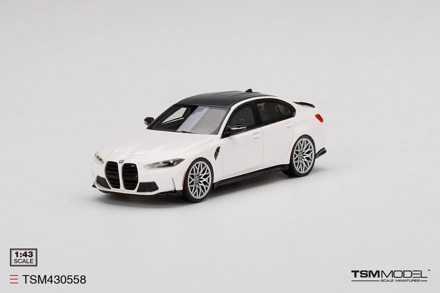 TRUESCALE MINIATURES BMW M3 COMPETITION (G80) ALPINE WHITE