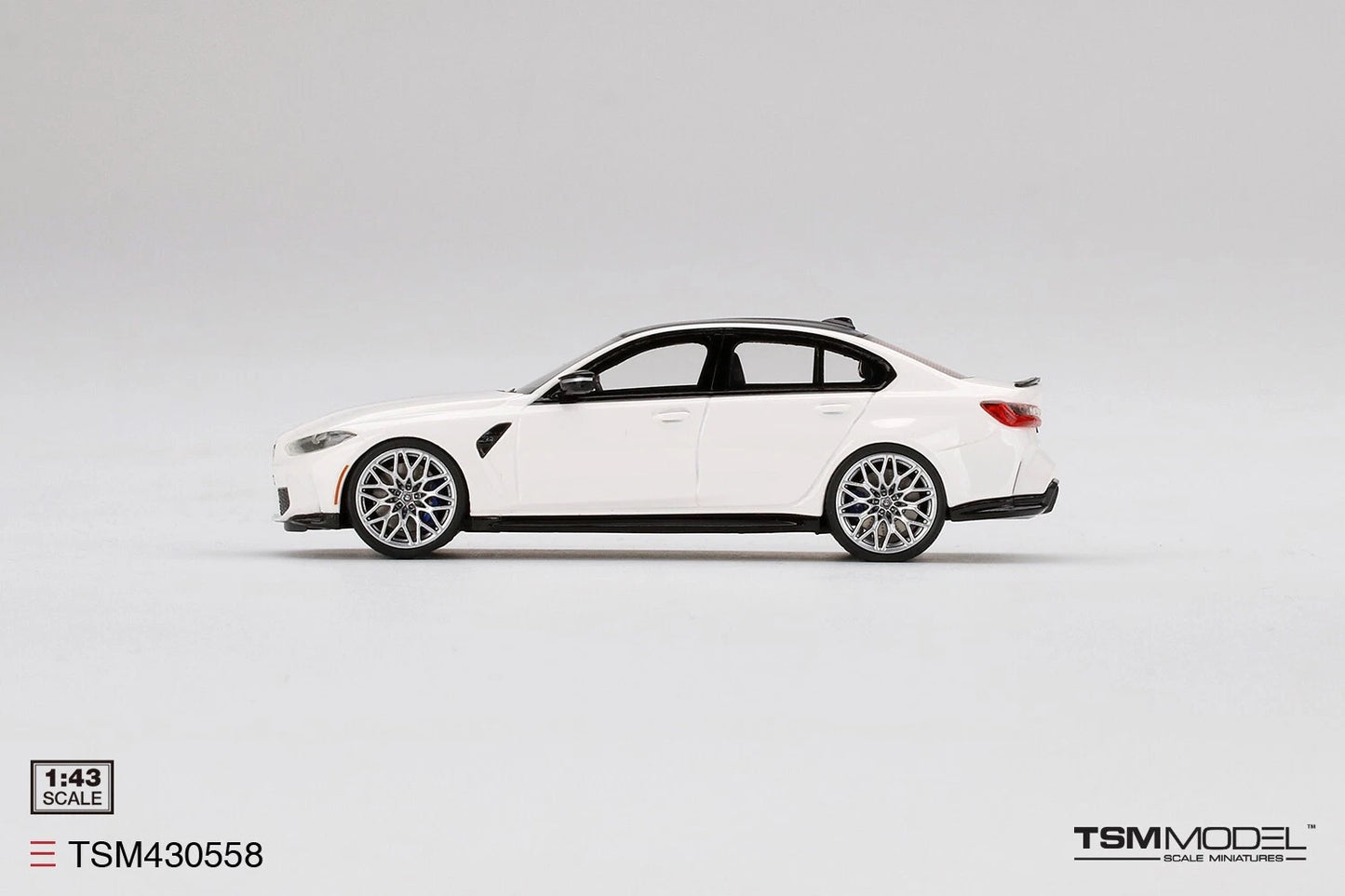 TRUESCALE MINIATURES BMW M3 COMPETITION (G80) ALPINE WHITE