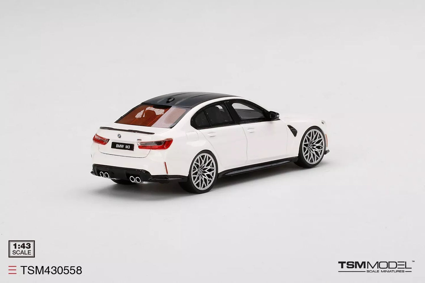 TRUESCALE MINIATURES BMW M3 COMPETITION (G80) ALPINE WHITE