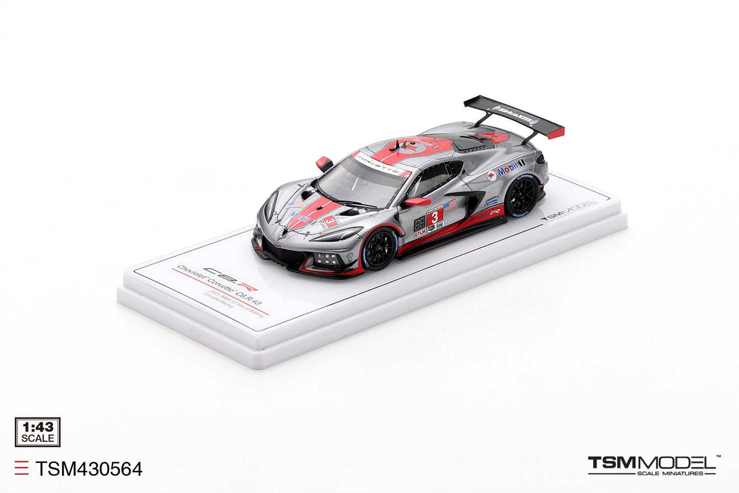 TRUESCALE MINIATURES CORVETTE C8.R NO.3 2021 12 HRS OF SEBRING