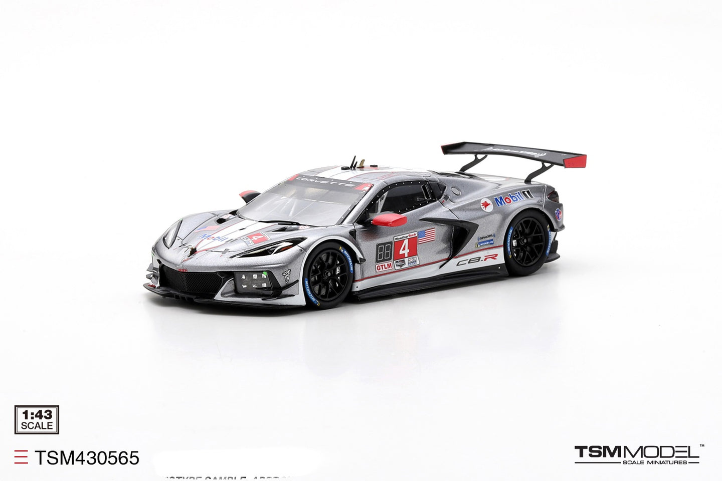 TRUESCALE MINIATURES CORVETTE C8.R NO.4 2021 IMSA 12 HRS OF SEBRING