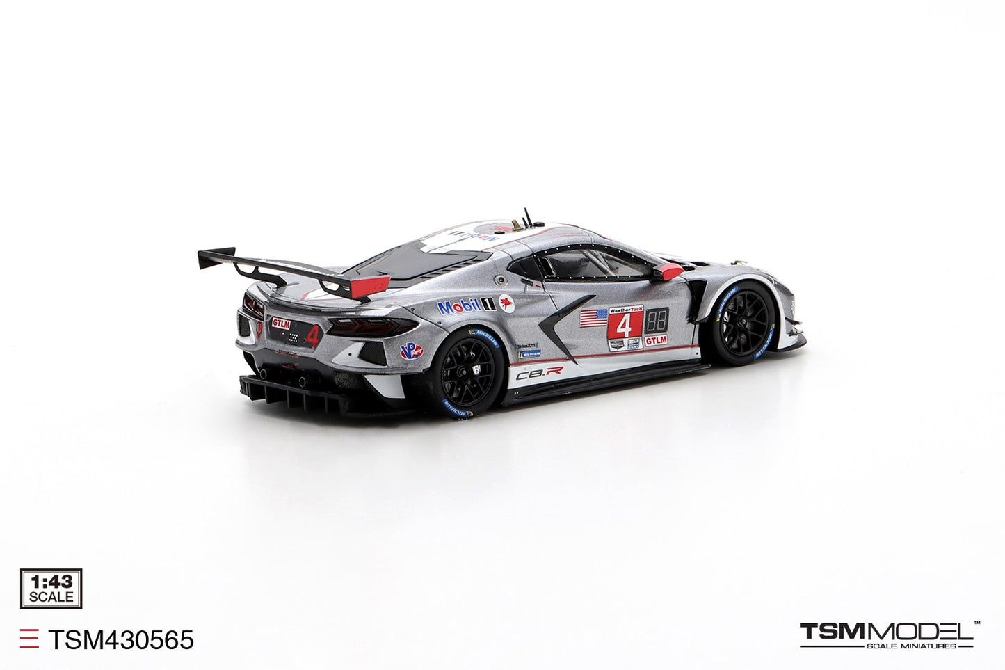 TRUESCALE MINIATURES CORVETTE C8.R NO.4 2021 IMSA 12 HRS OF SEBRING