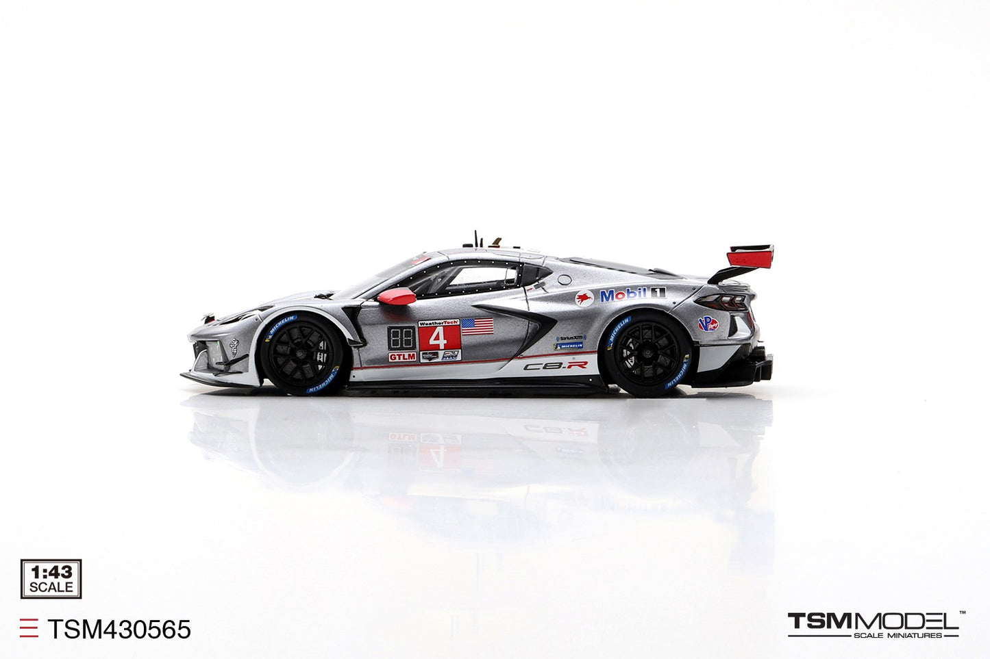 TRUESCALE MINIATURES CORVETTE C8.R NO.4 2021 IMSA 12 HRS OF SEBRING