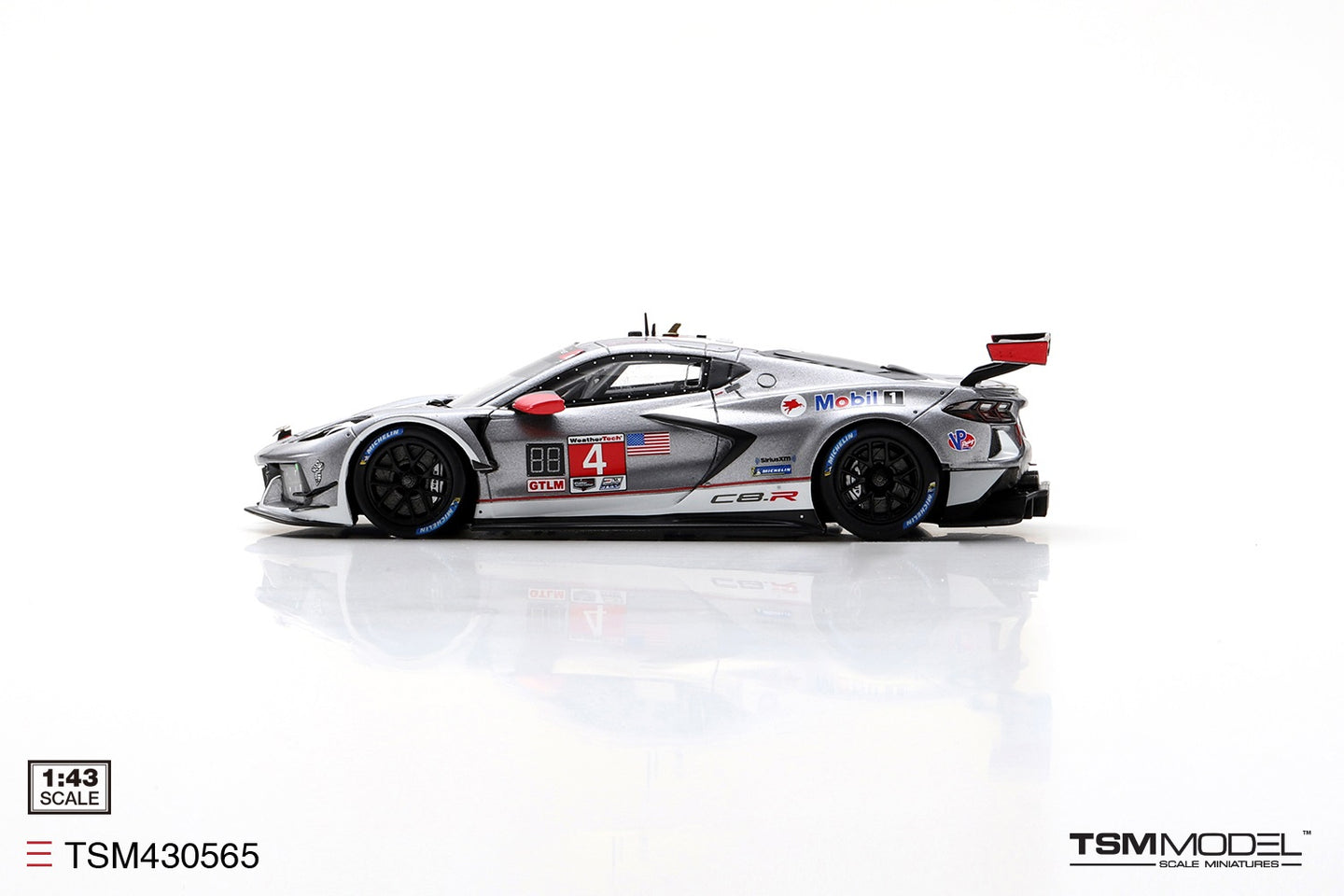 TRUESCALE MINIATURES CORVETTE C8.R NO.4 2021 IMSA 12 HRS OF SEBRING
