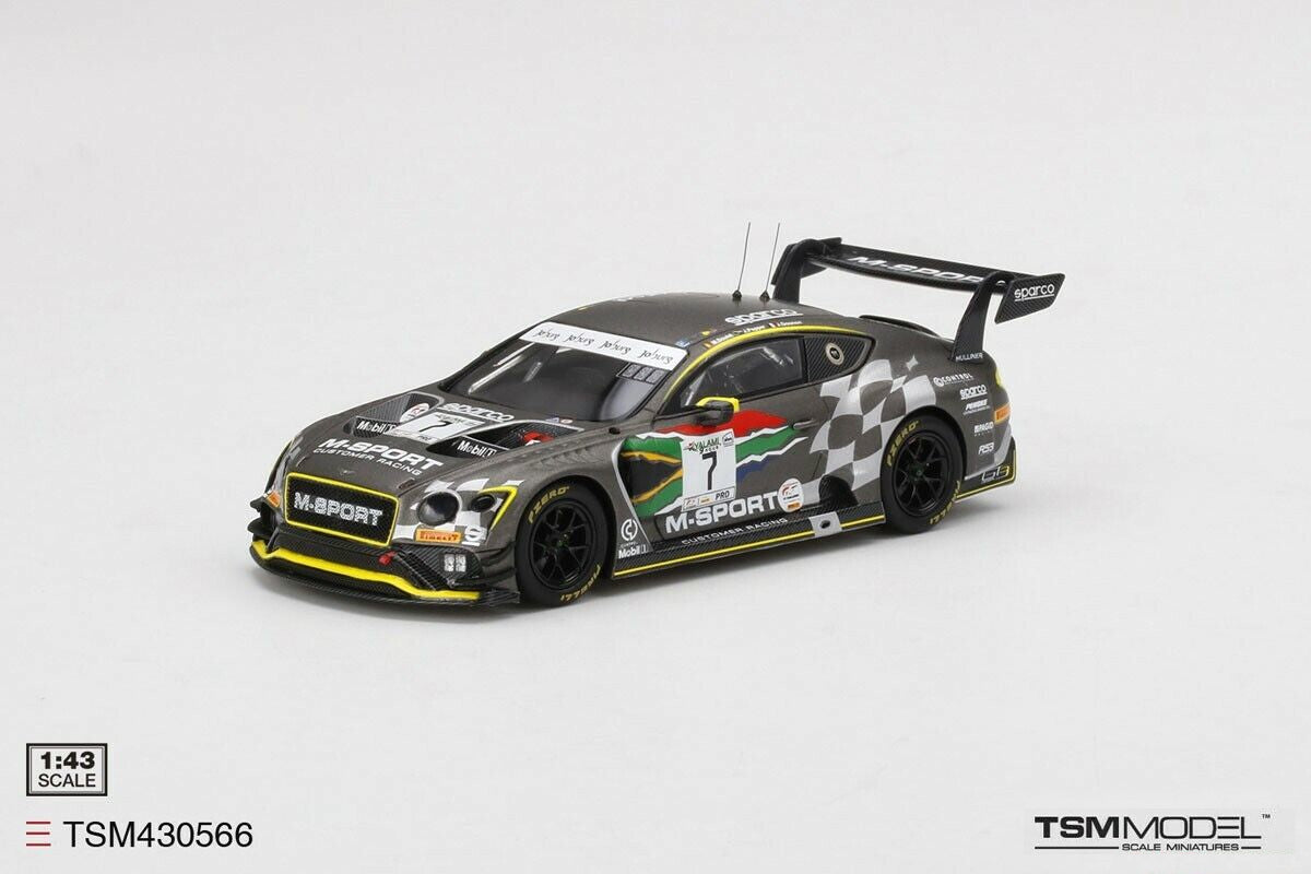 TRUESCALE MINIATURES BENTLEY CONTINENTAL GT3 NO.7 2020 INTERCONTINENTAL GT CHALLENGE