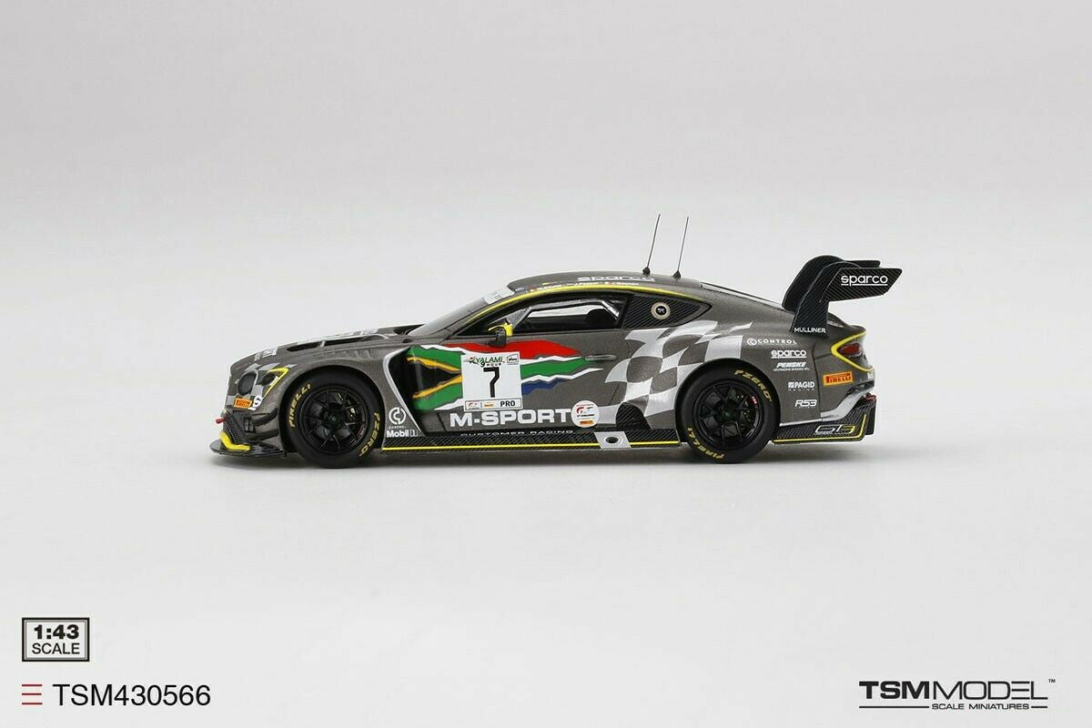 TRUESCALE MINIATURES BENTLEY CONTINENTAL GT3 NO.7 2020 INTERCONTINENTAL GT CHALLENGE