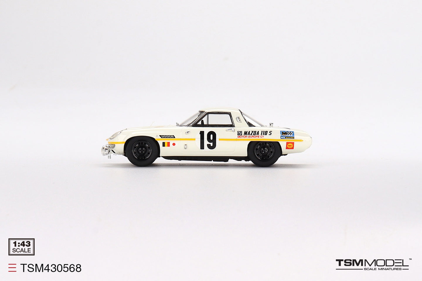 TRUESCALE MINIATURES MAZDA COSMO SPORT NO.19 1968 MARATHON DE LA ROUTE 1968