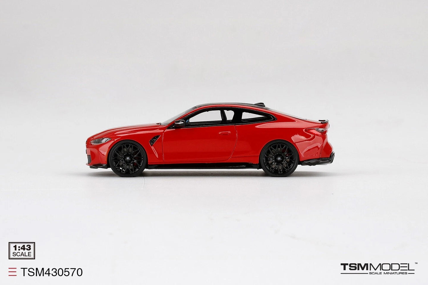 TRUESCALE MINIATURES BMW M4 COMPETITION (G82) TORONTO RED METALLIC