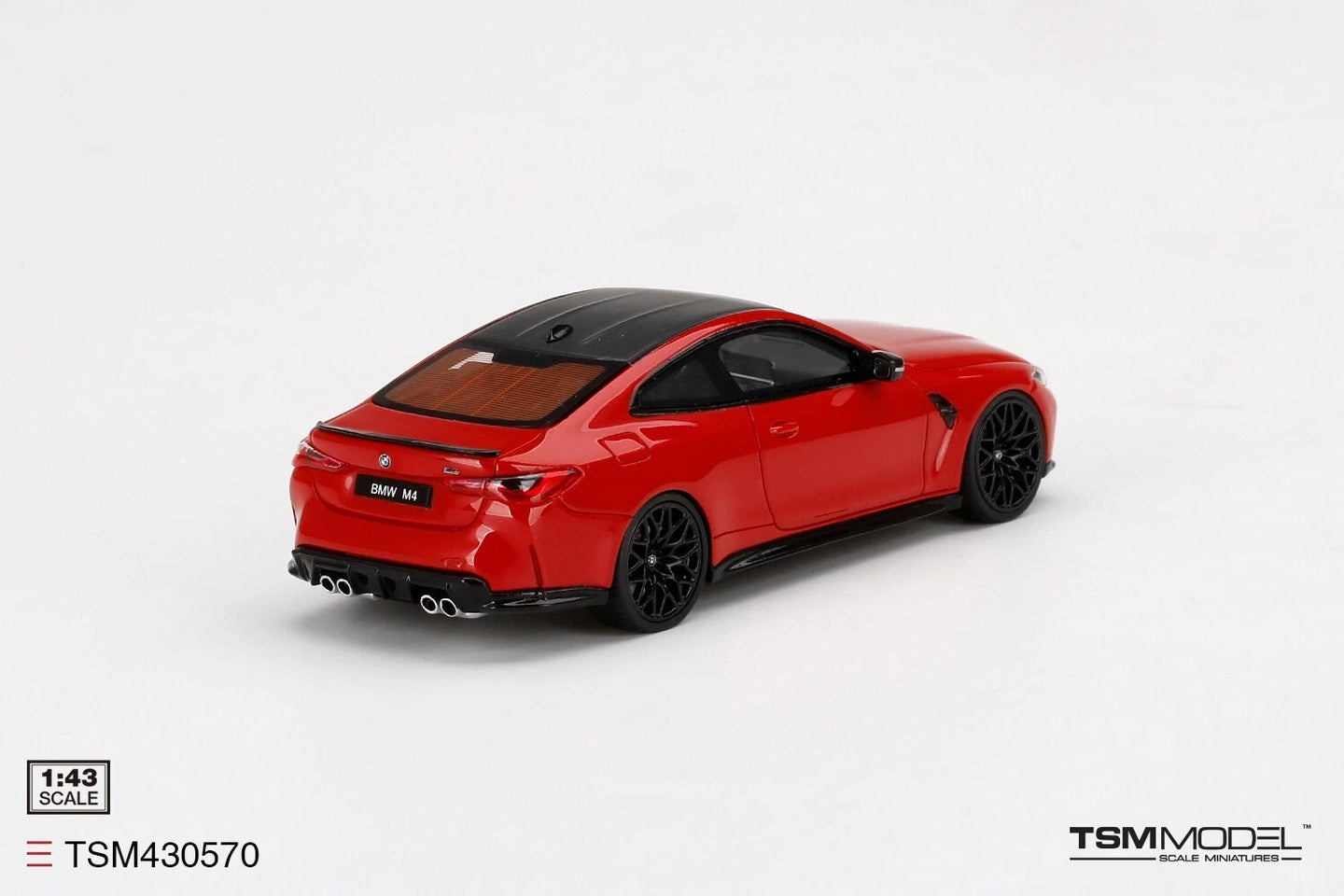 TRUESCALE MINIATURES BMW M4 COMPETITION (G82) TORONTO RED METALLIC