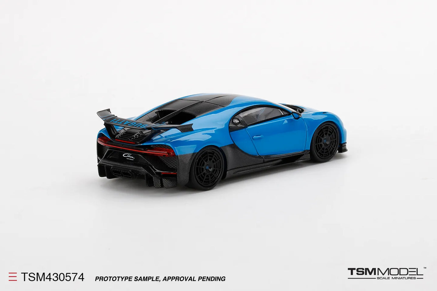 TRUE SCALE MINIATURES BUGATTI CHIRON PUR SPORT BLUE