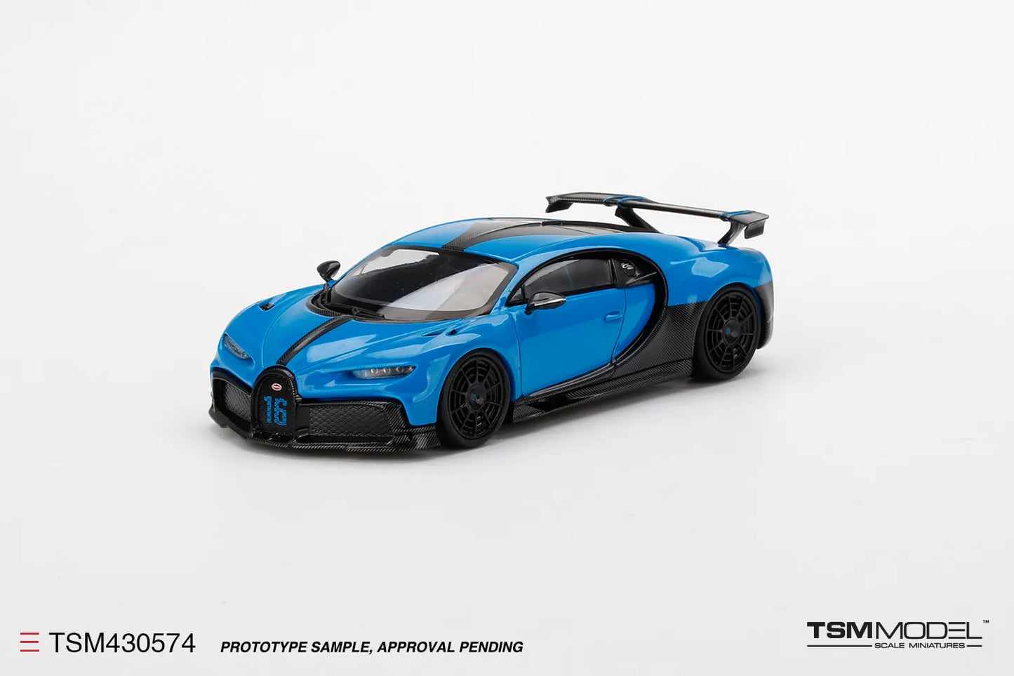 TRUE SCALE MINIATURES BUGATTI CHIRON PUR SPORT BLUE