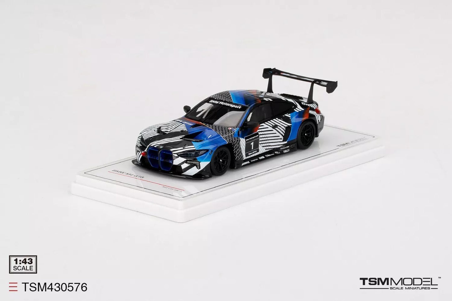 TRUESCALE MINIATURES BMW M4 GT3 TEST CAR VER 1