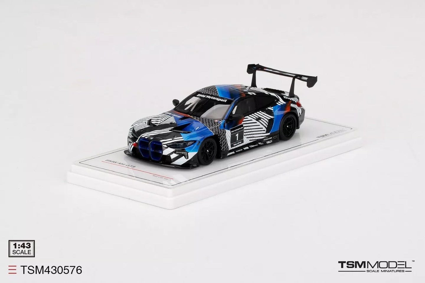 TRUESCALE MINIATURES BMW M4 GT3 TEST CAR VER 1