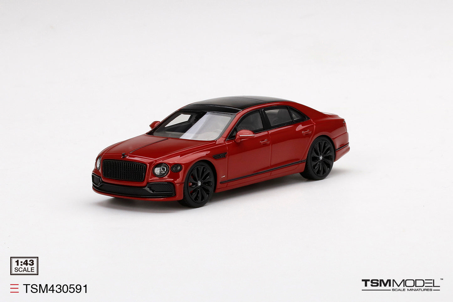 TRUESCALE MINIATURES BENTLEY FLYING SPUR DRAGON RED