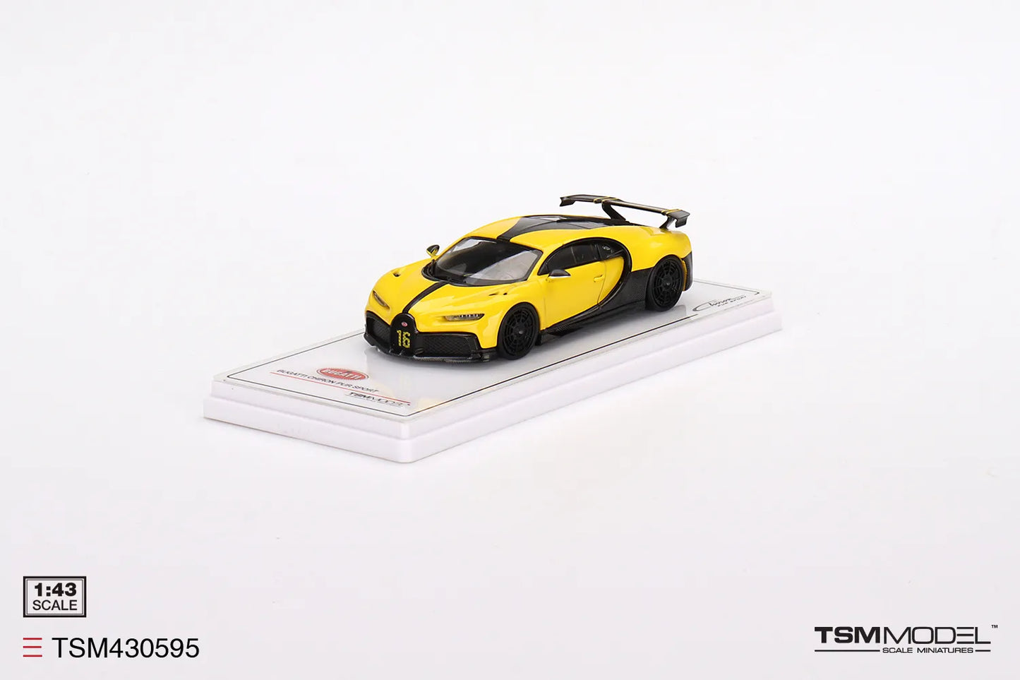 TRUE SCALE MINIATURES BUGATTI CHIRON PUR SPORT 2018