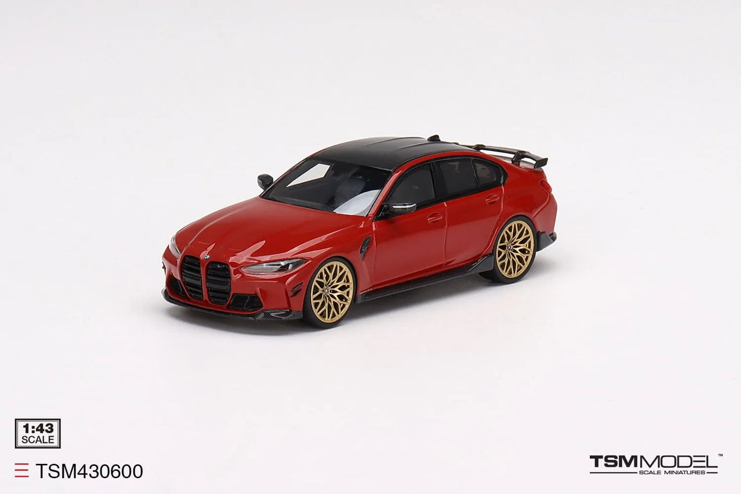 TRUE SCALE MINIATURES BMW M3 M-PERFORMANCE (G80) 2021 TORONTO RED