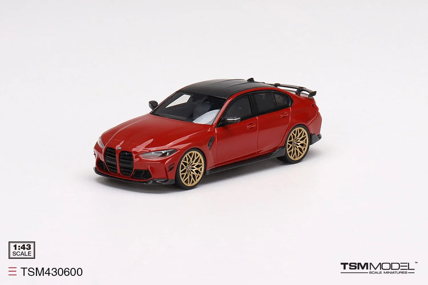 TRUE SCALE MINIATURES BMW M3 M-PERFORMANCE (G80) 2021 TORONTO RED