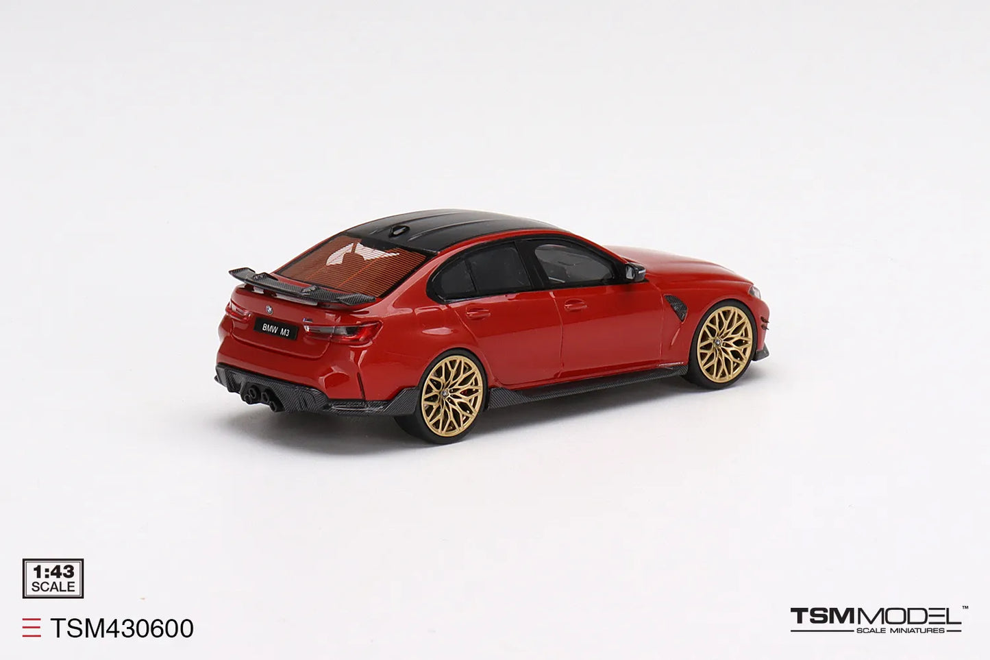 TRUE SCALE MINIATURES BMW M3 M-PERFORMANCE (G80) 2021 TORONTO RED