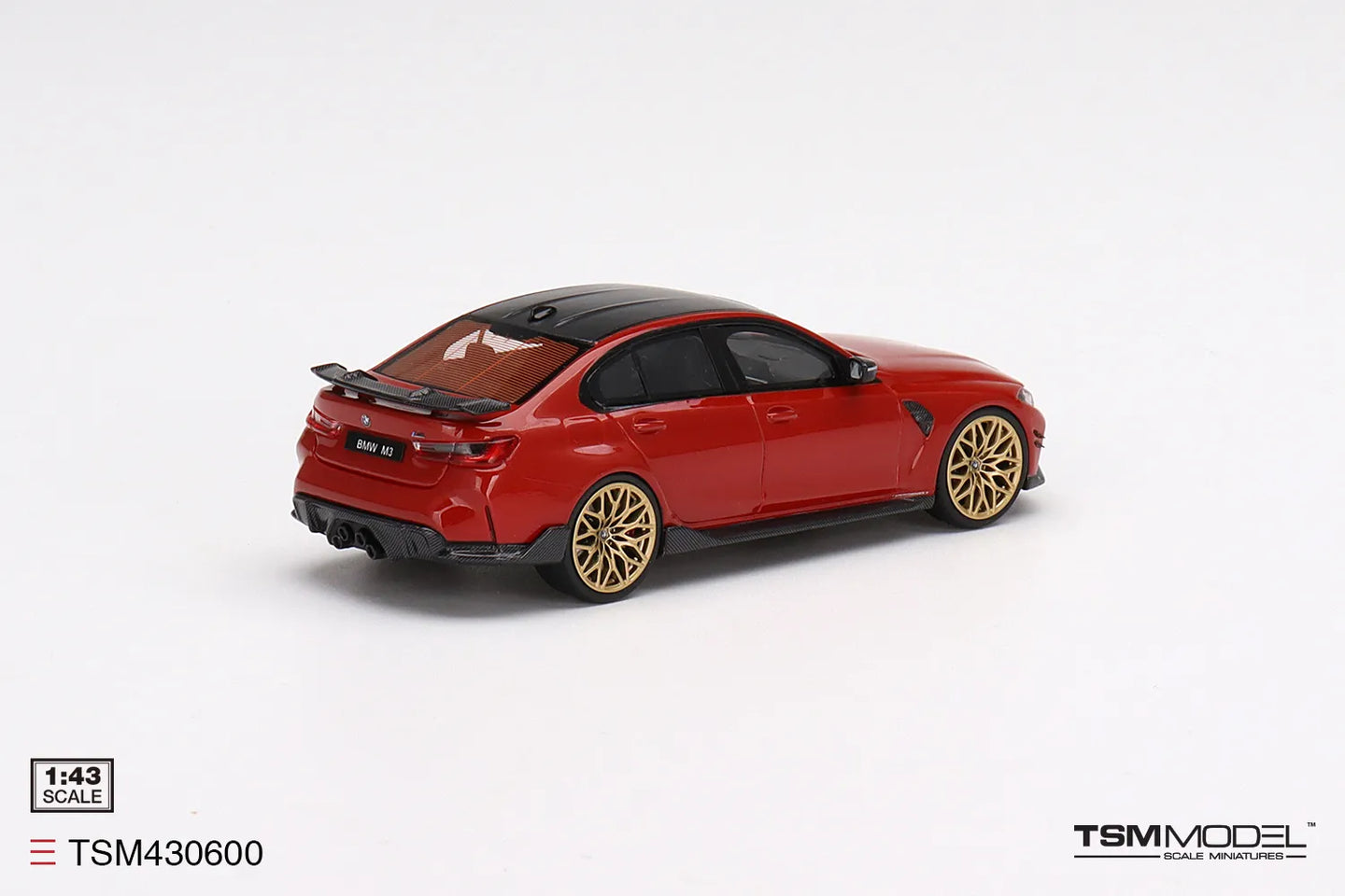 TRUE SCALE MINIATURES BMW M3 M-PERFORMANCE (G80) 2021 TORONTO RED