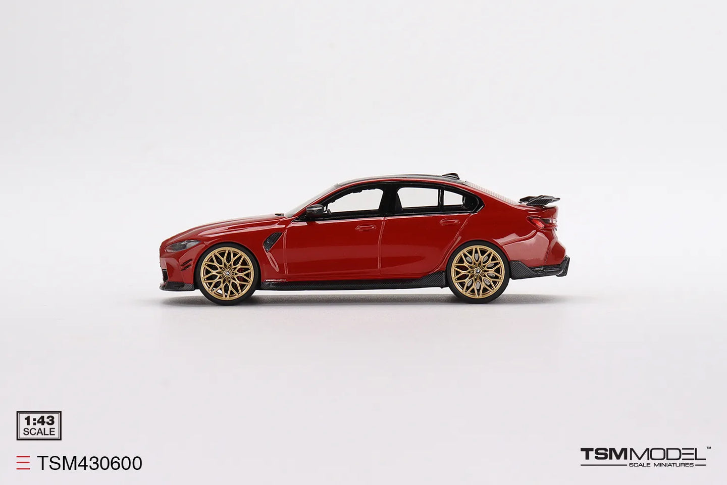 TRUE SCALE MINIATURES BMW M3 M-PERFORMANCE (G80) 2021 TORONTO RED