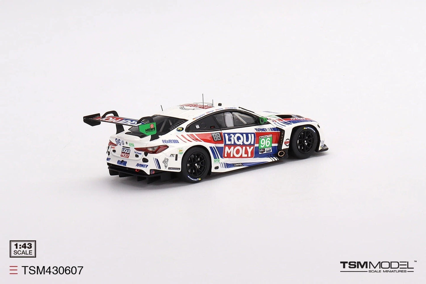TRUESCALE MINIATURES BMW M4 GT3 NO.96 TURNER MOTORSPORTS 2022 IMSA DAYTONA 24 HRS