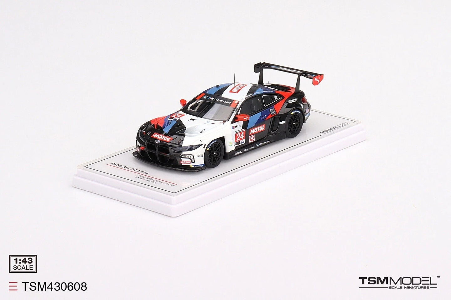TRUESCALE MINIATURES BMW M4 GT3 NO.24 BMW TEAM RLL 2022 IMSA DAYTONA 24 HRS
