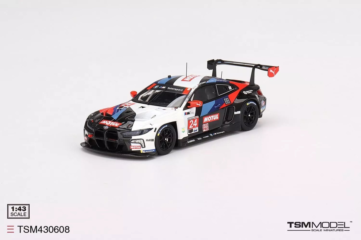 TRUESCALE MINIATURES BMW M4 GT3 NO.24 BMW TEAM RLL 2022 IMSA DAYTONA 24 HRS