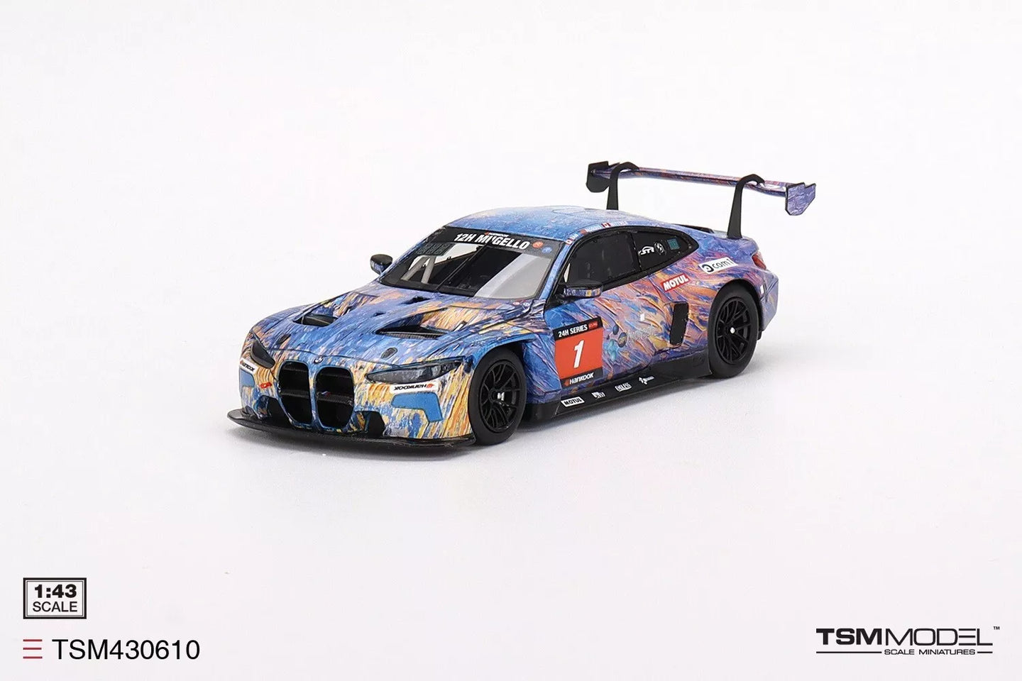 TRUE SCALE MINIATURES BMW M4 GT3 NO.1 ST RACING 2022 12H MUGELLO WINNER
