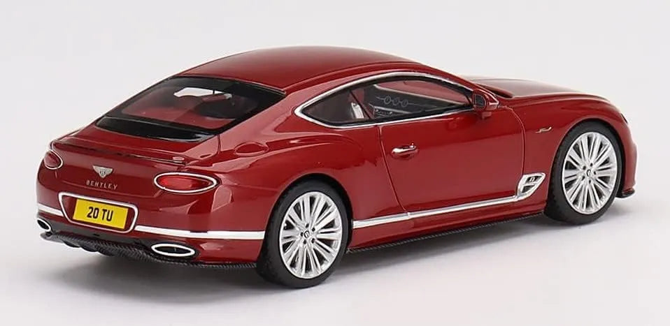 TRUE SCALE MINIATURES BENTLEY CONTINENTAL GT SPEED 2022 CANDY RED