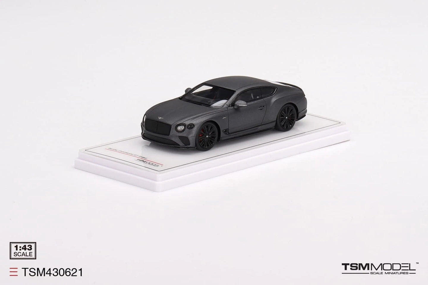 TRUESCALE MINIATURES BENTLEY CONTINENTAL GT SPEED 2022 ANTHRACITE SATIN