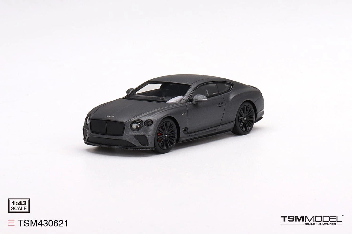 TRUESCALE MINIATURES BENTLEY CONTINENTAL GT SPEED 2022 ANTHRACITE SATIN