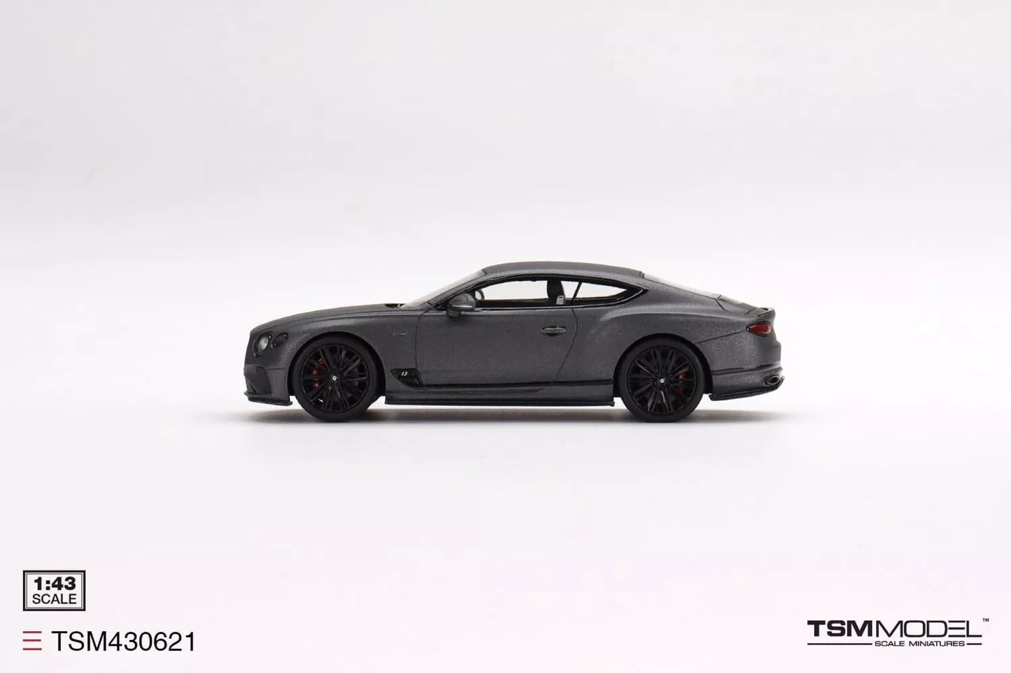 TRUESCALE MINIATURES BENTLEY CONTINENTAL GT SPEED 2022 ANTHRACITE SATIN