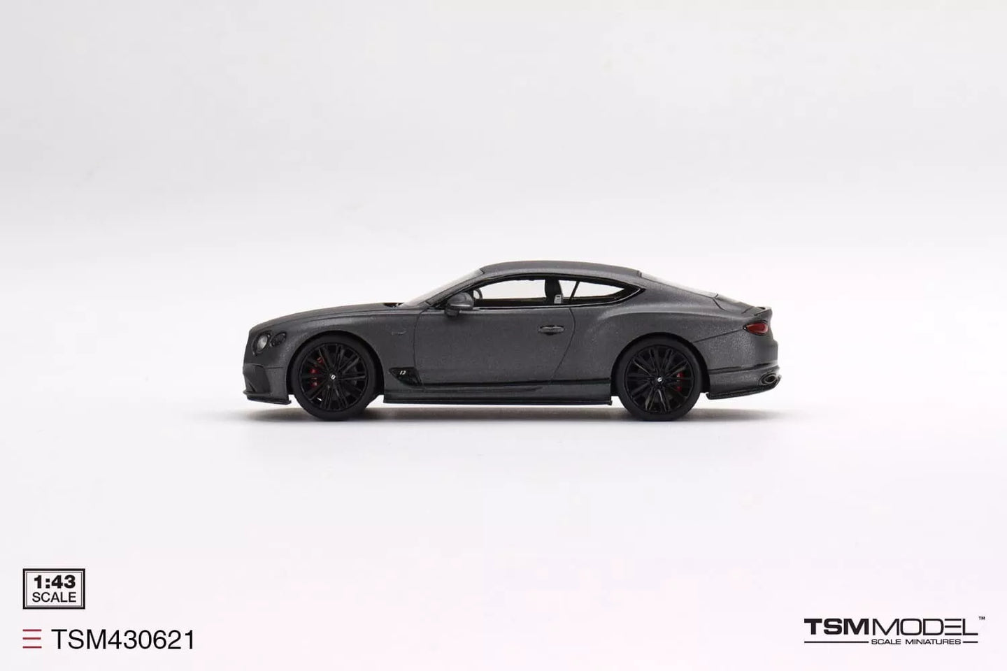 TRUESCALE MINIATURES BENTLEY CONTINENTAL GT SPEED 2022 ANTHRACITE SATIN