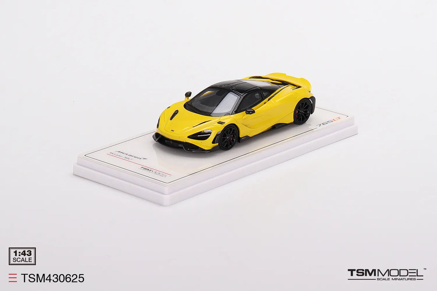 TRUE SCALE MINIATURES MCLAREN 765LT SICILIAN YELLOW (RESIN)