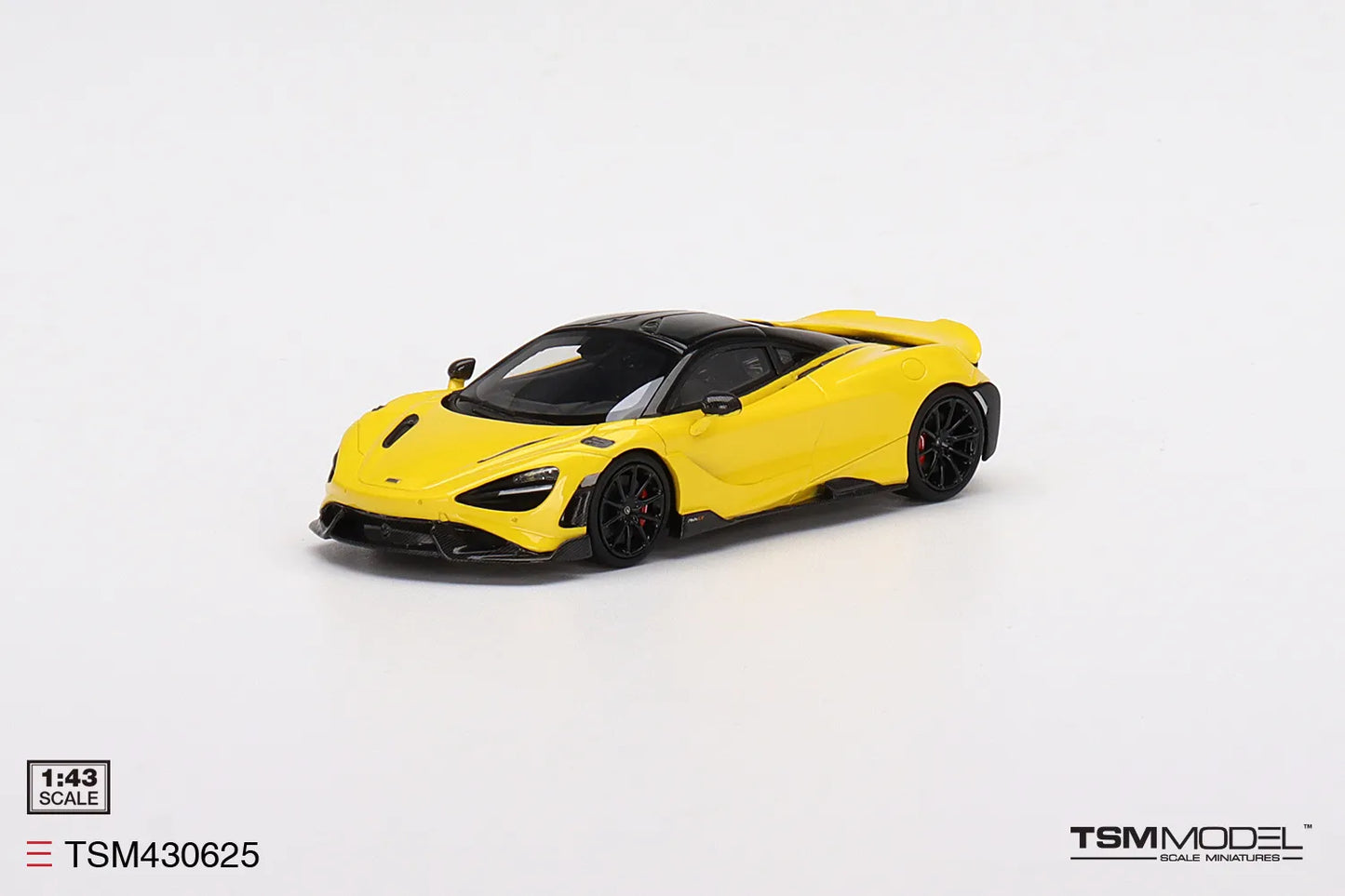 TRUE SCALE MINIATURES MCLAREN 765LT SICILIAN YELLOW (RESIN)