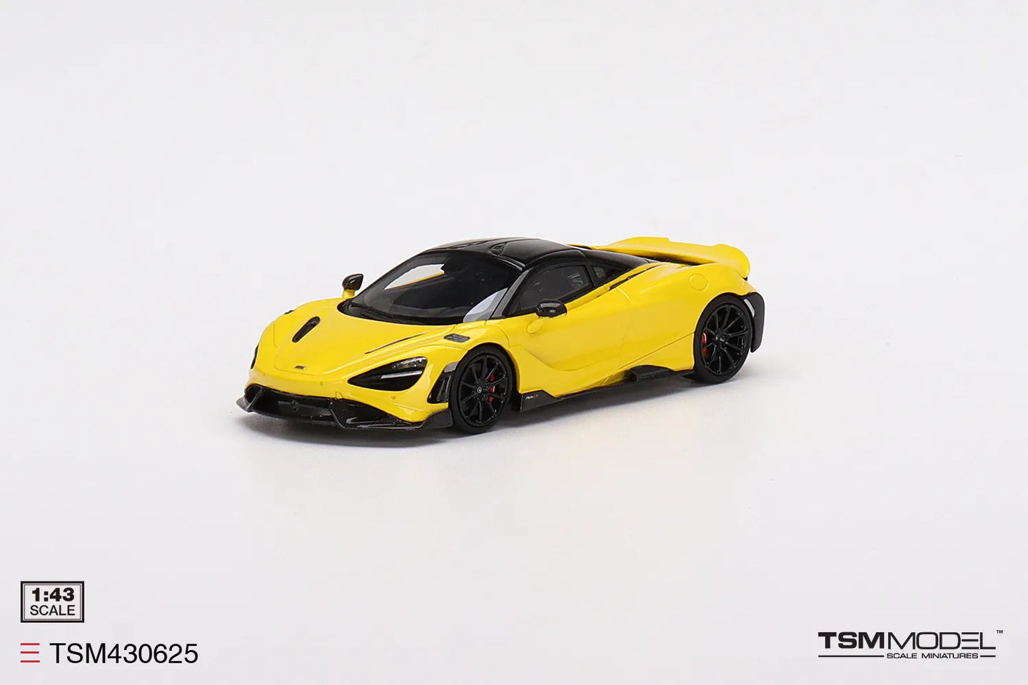 TRUE SCALE MINIATURES MCLAREN 765LT SICILIAN YELLOW (RESIN)