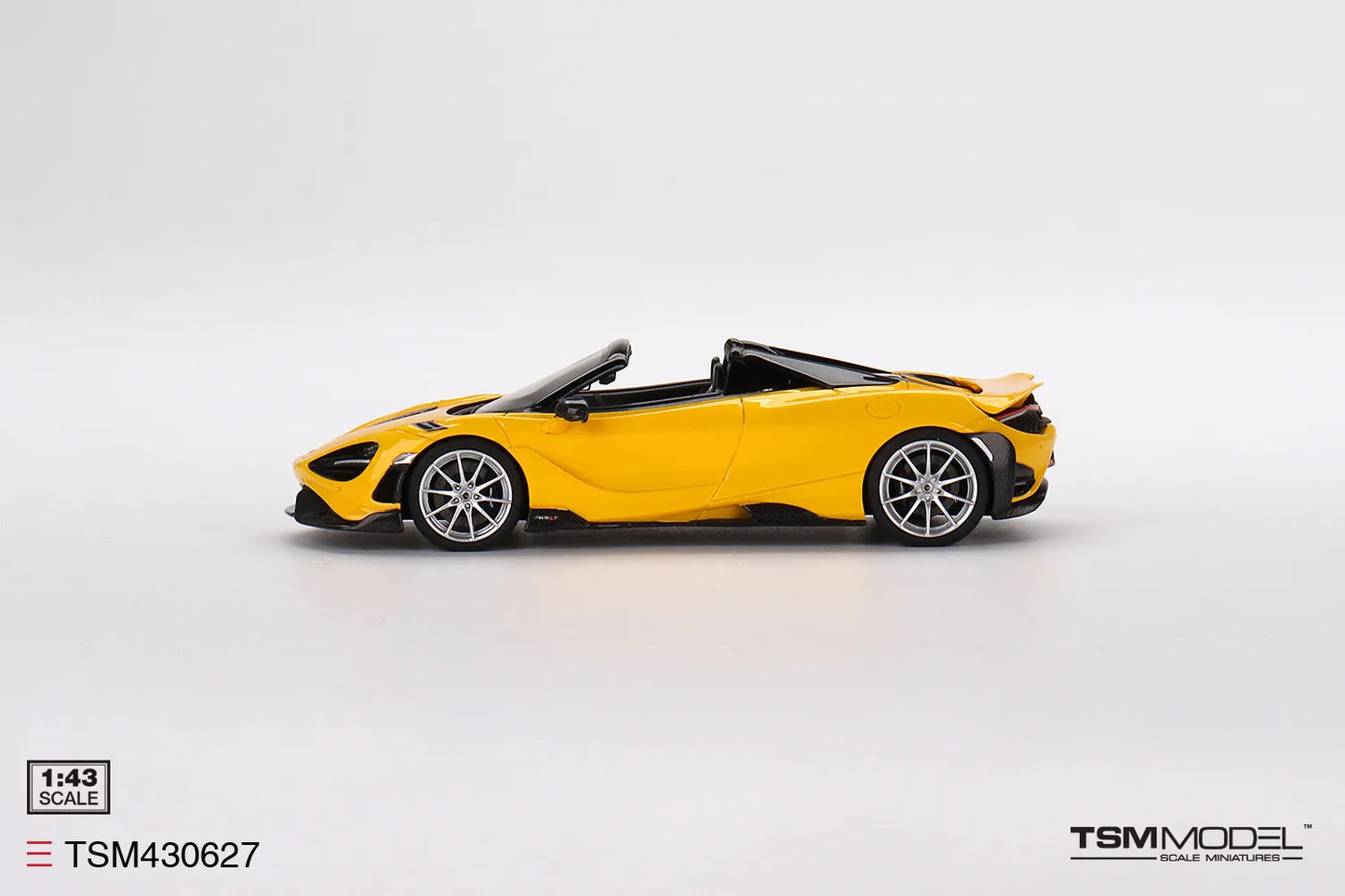 TRUE SCALE MINIATURES MCLAREN 765LT SPIDER VOLCANO YELLOW