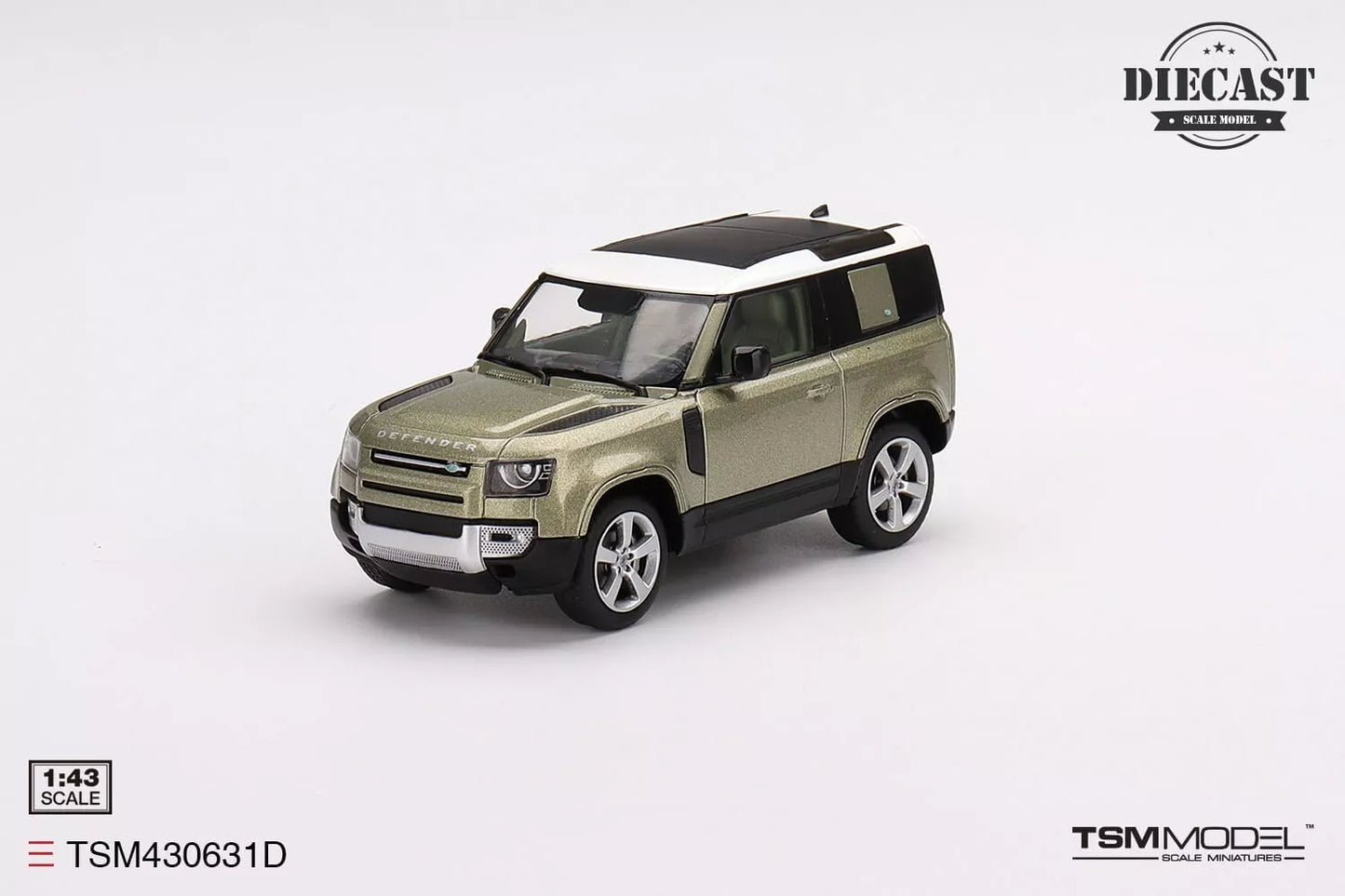 TRUE SCALE MINIATURES LAND ROVER DEFENDER 90 FIRST EDITION PANGEA GREEN