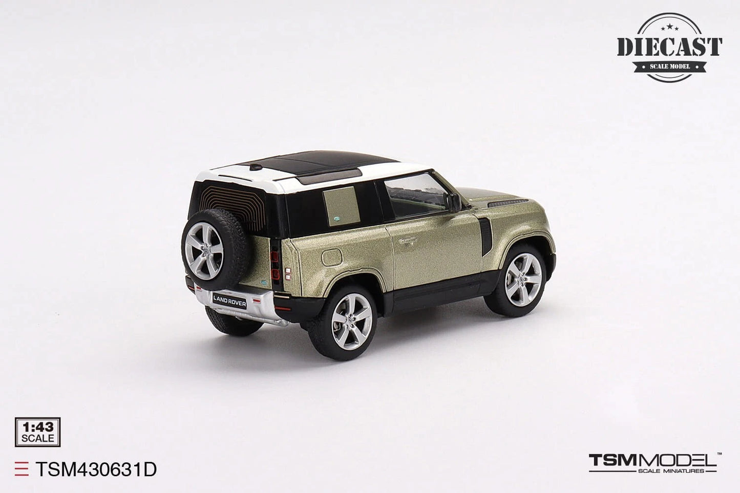TRUE SCALE MINIATURES LAND ROVER DEFENDER 90 FIRST EDITION PANGEA GREEN