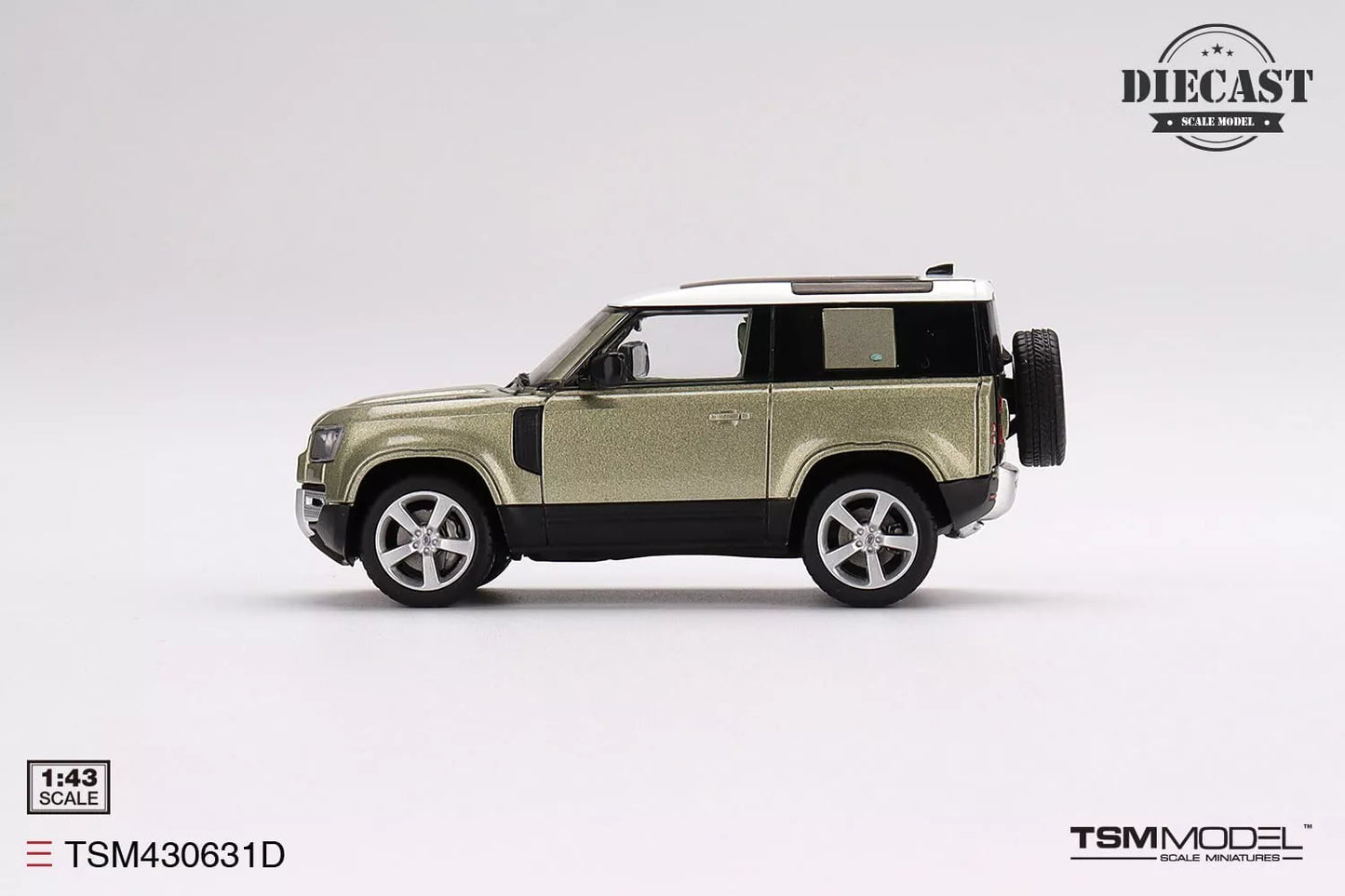 TRUE SCALE MINIATURES LAND ROVER DEFENDER 90 FIRST EDITION PANGEA GREEN