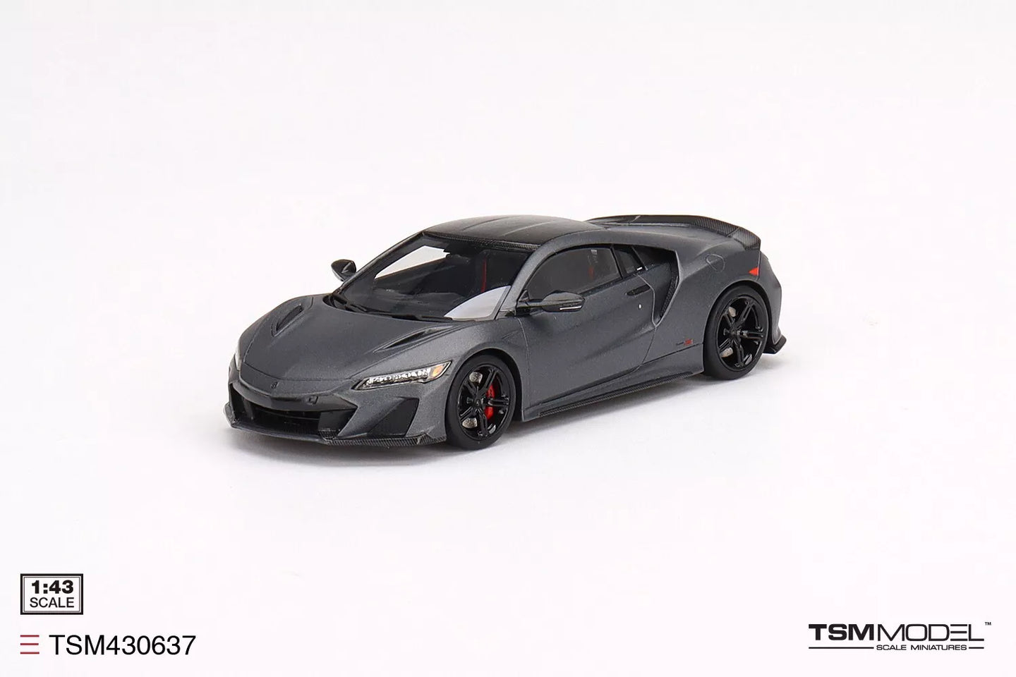 TRUESCALE MINIATURES ACURA NSX TYPE S 2022 GOTHAM GRAY MATTE