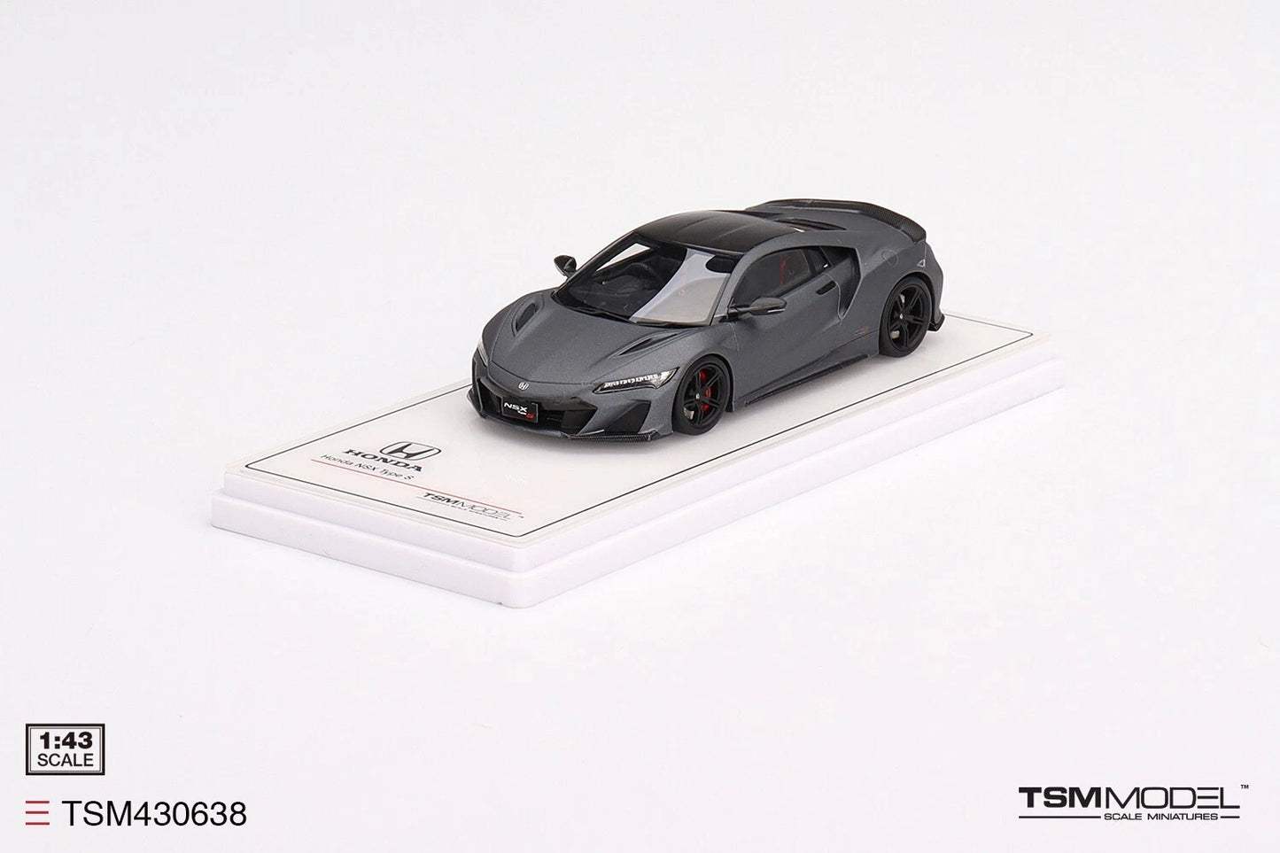 TRUESCALE MINIATURES HONDA NSX TYPE S 2022 GOTHAM GRAY MATTE