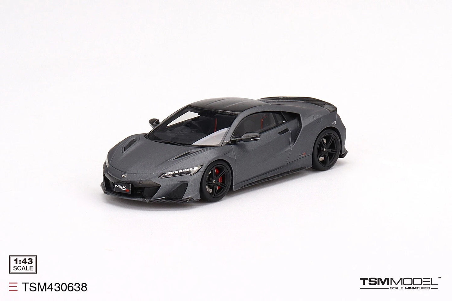 TRUESCALE MINIATURES HONDA NSX TYPE S 2022 GOTHAM GRAY MATTE