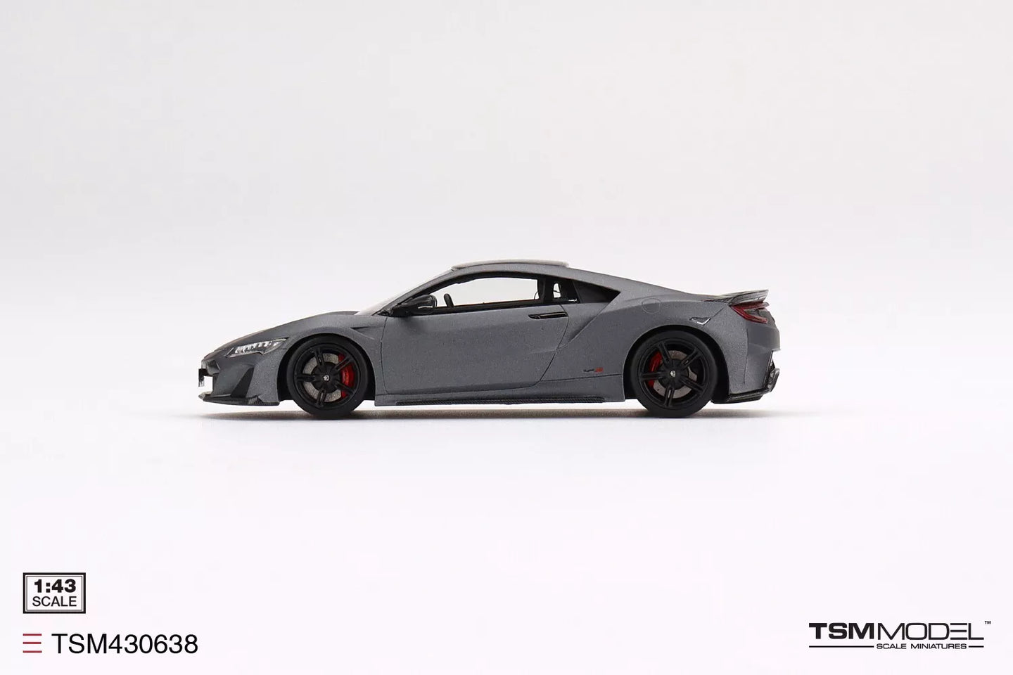 TRUESCALE MINIATURES HONDA NSX TYPE S 2022 GOTHAM GRAY MATTE