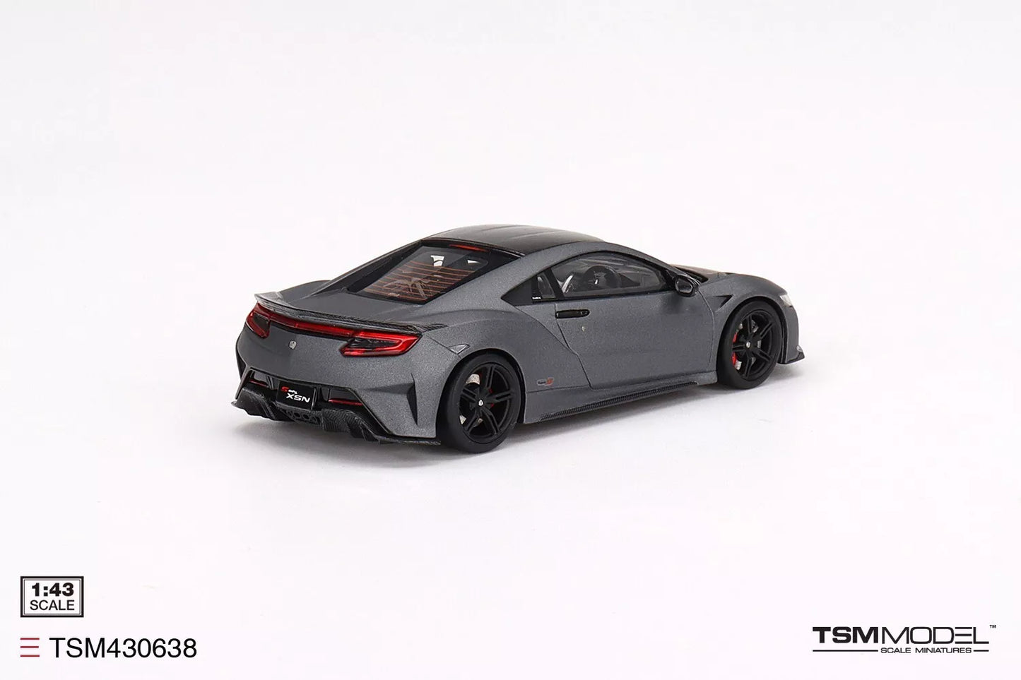 TRUESCALE MINIATURES HONDA NSX TYPE S 2022 GOTHAM GRAY MATTE