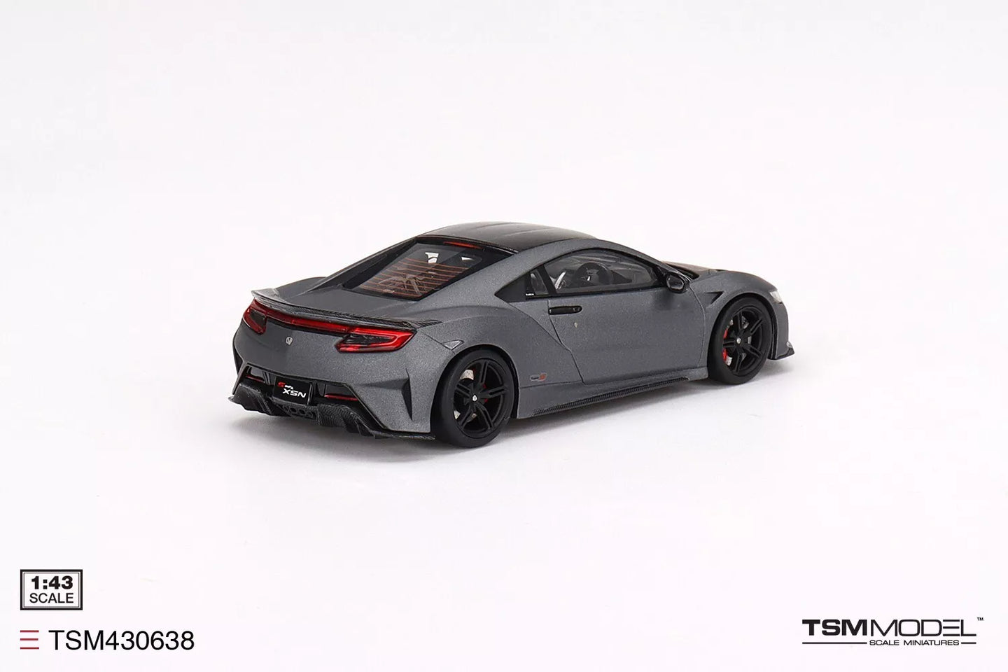 TRUESCALE MINIATURES HONDA NSX TYPE S 2022 GOTHAM GRAY MATTE